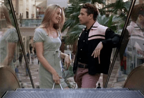 Cher would never walk up an escalator.